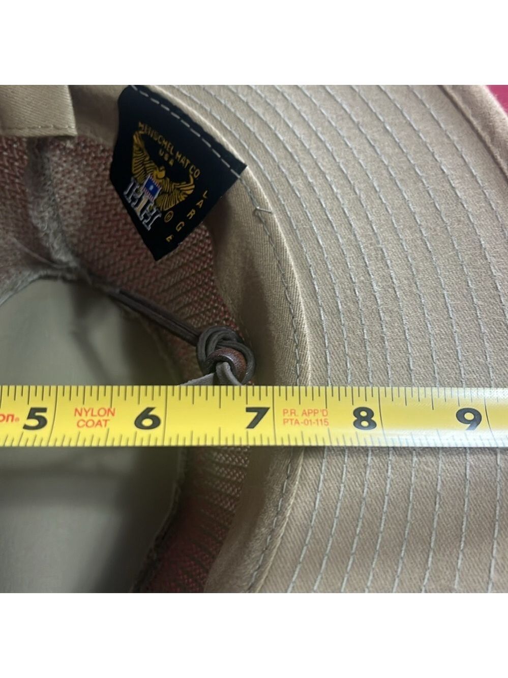 HENSCHEL HAT CO Safari hat with Mesh Crown. Large - Picture 4 of 5